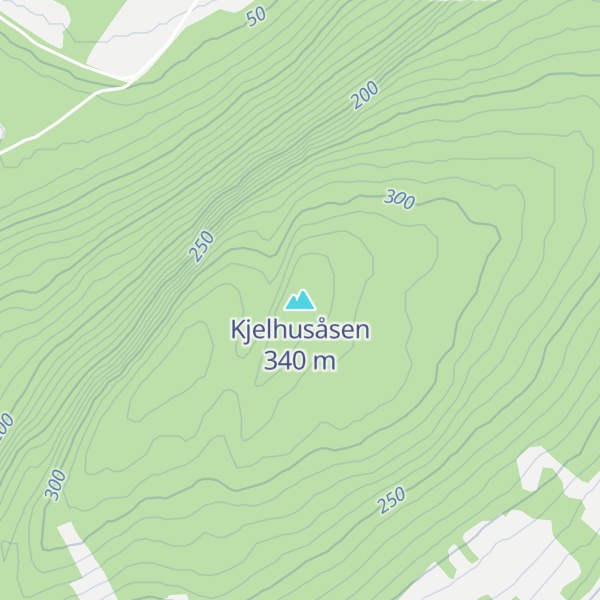 Map of Kjelhusåsen