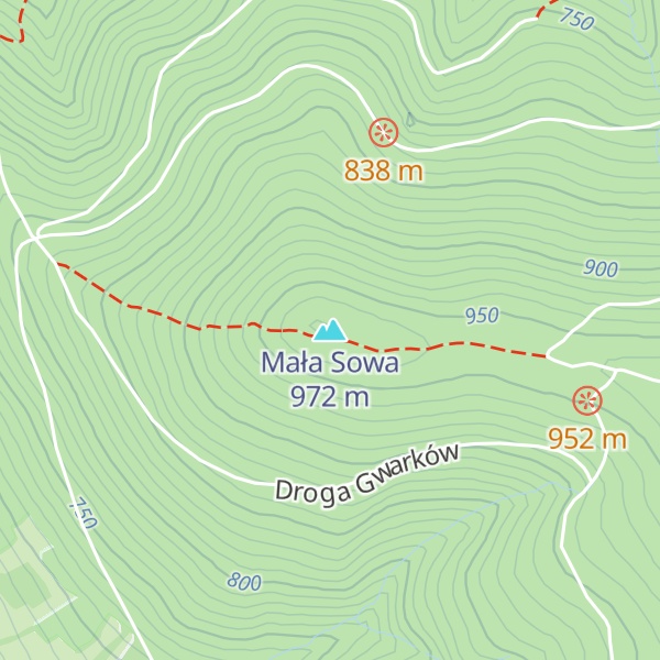 Map of Mała Sowa