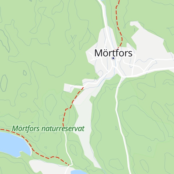 Map of Mörtfors
