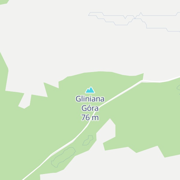 Map of Gliniana Góra