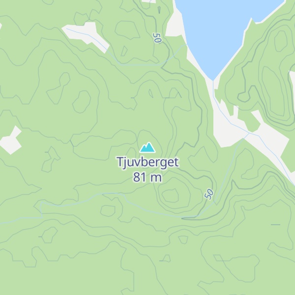 Map of Tjuvberget