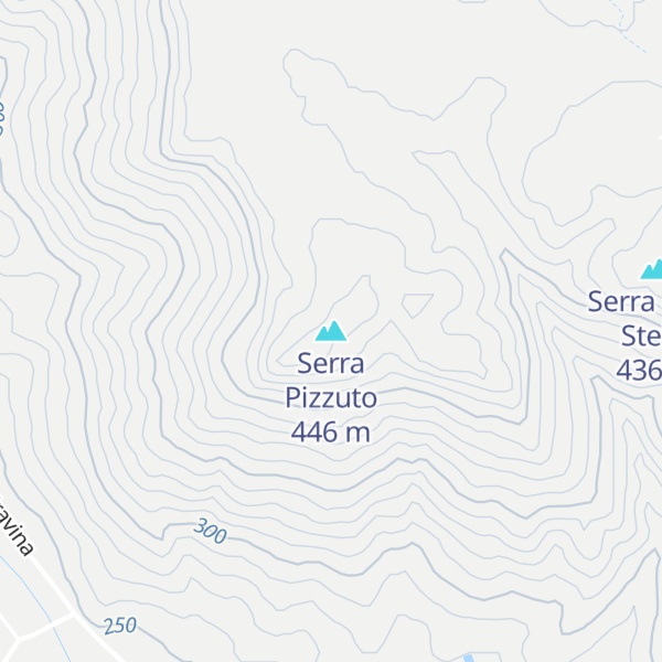 Map of Serra Pizzuto