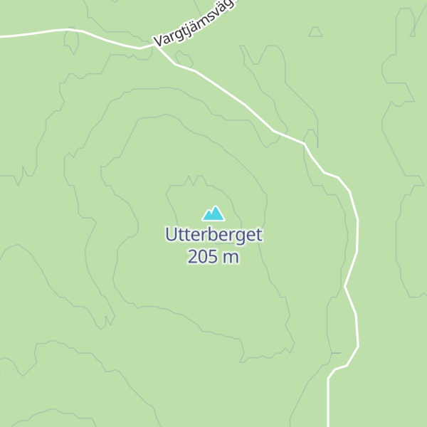 Map of Utterberget