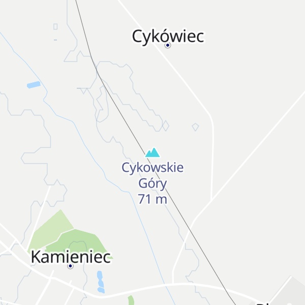 Map of Cykowskie Góry