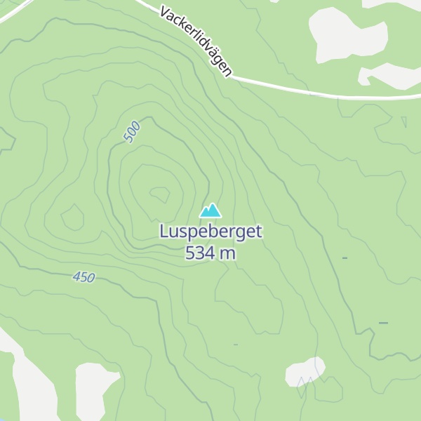 Map of Luspeberget