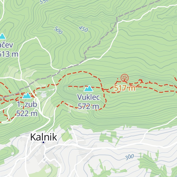 Map of Vuklec