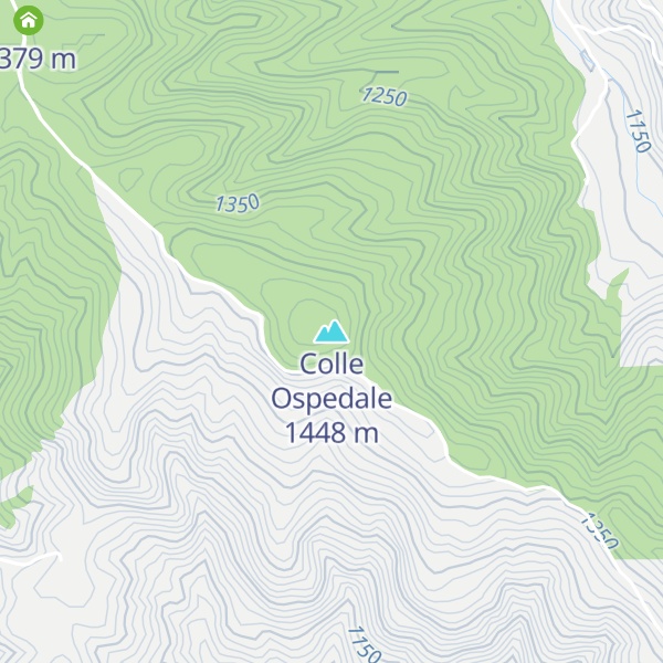 Map of Colle Ospedale