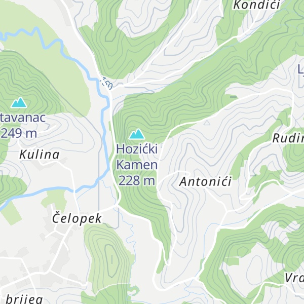 Map of Lovačka kuća