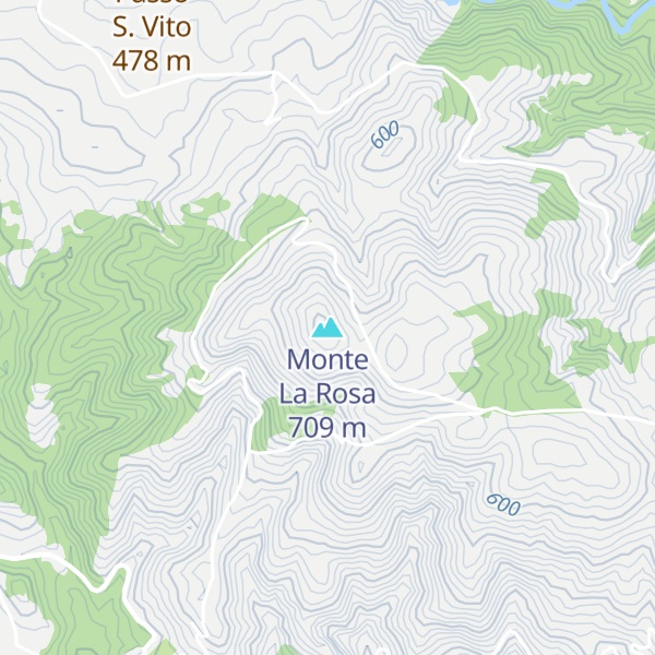 Map of Monte La Rosa