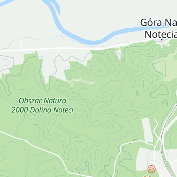 Map of Kościelna Górka