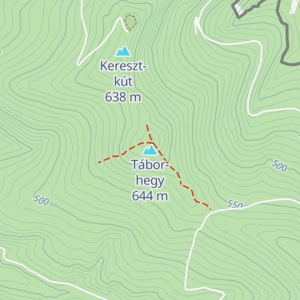 Map of Tábor-hegy