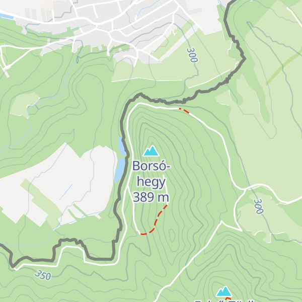 Map of Borsó-hegy