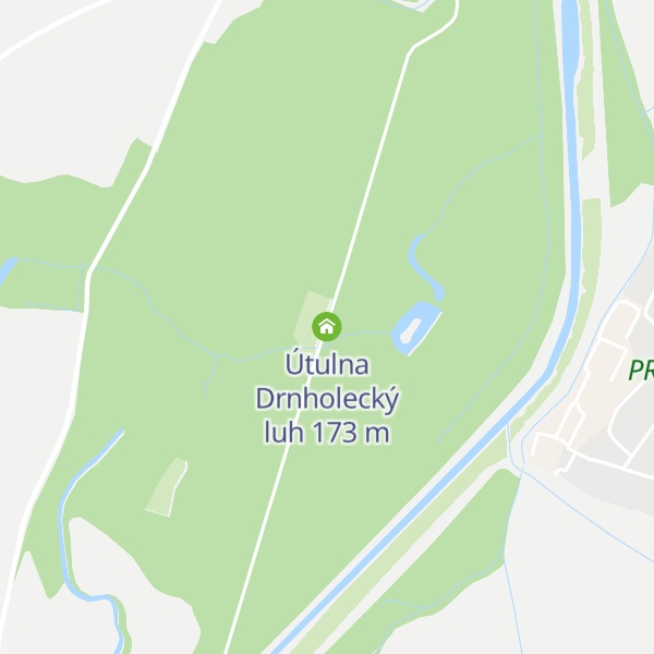 Map of Útulna Drnholecký luh