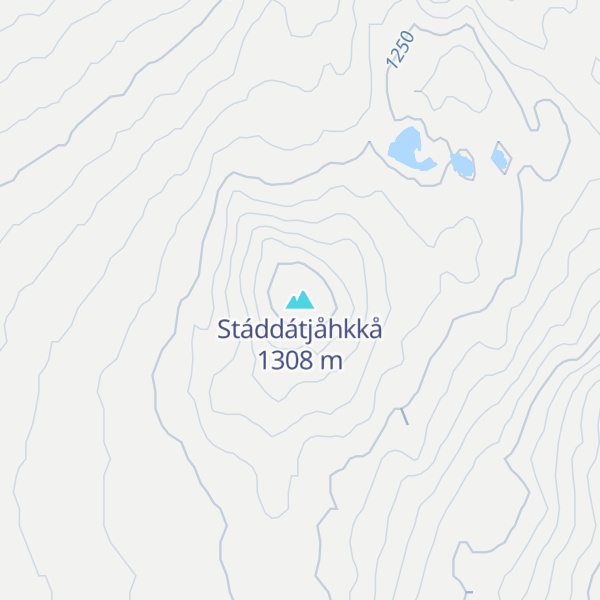 Map of Stáddátjåhkkå