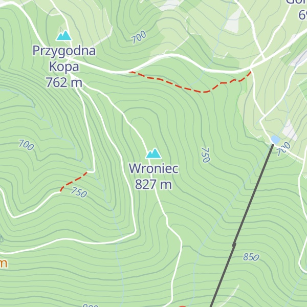 Map of Wroniec