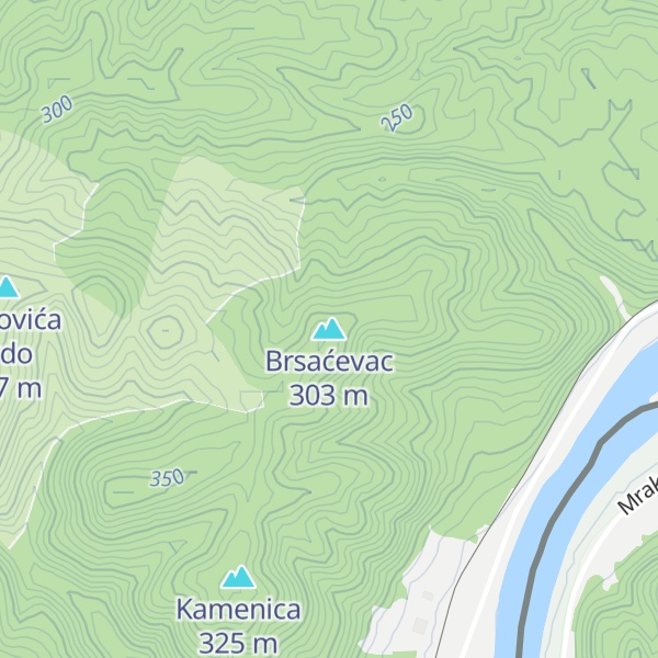Map of Brsaćevac