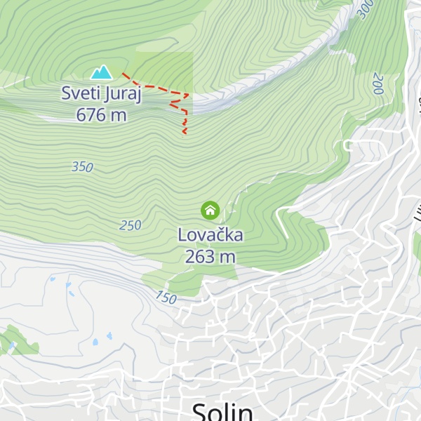 Map of Lovačka