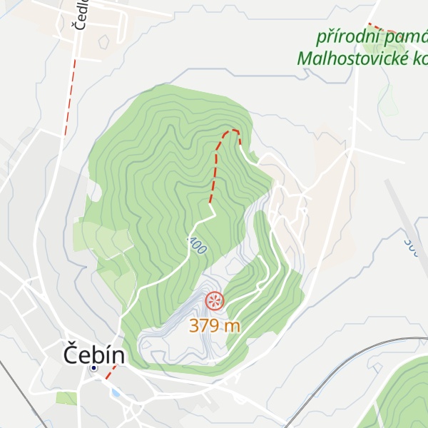 Map of Čebínka