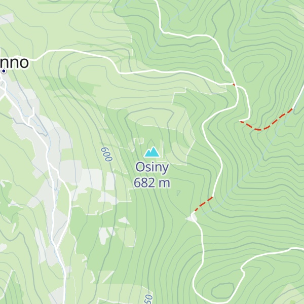 Map of Osiny