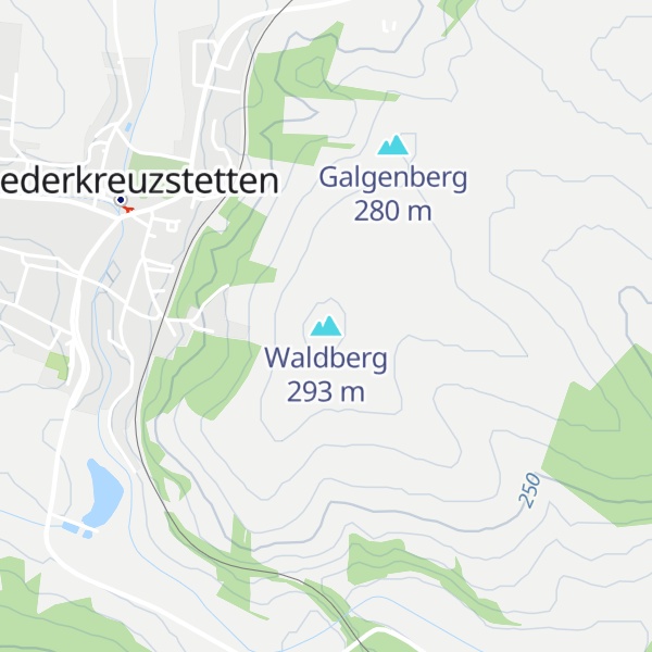 Map of Waldberg