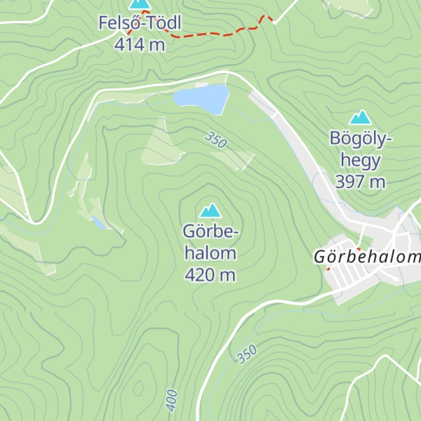 Map of Görbe-halom