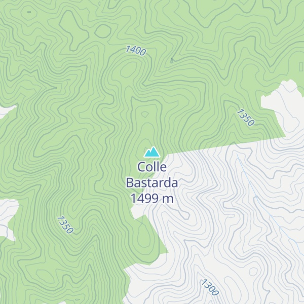 Map of Colle Bastarda