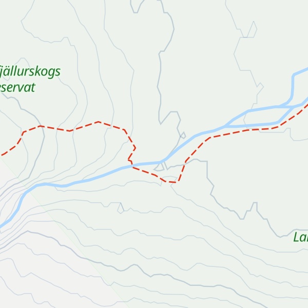 Map of Badasjåkkå Rastskydd