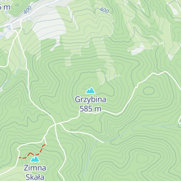 Map of Grzybina
