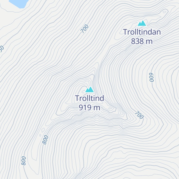 Map of Trolltind