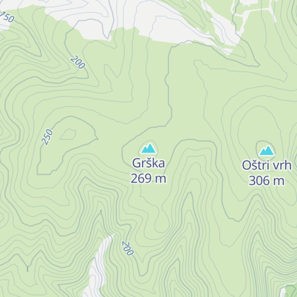 Map of Grška