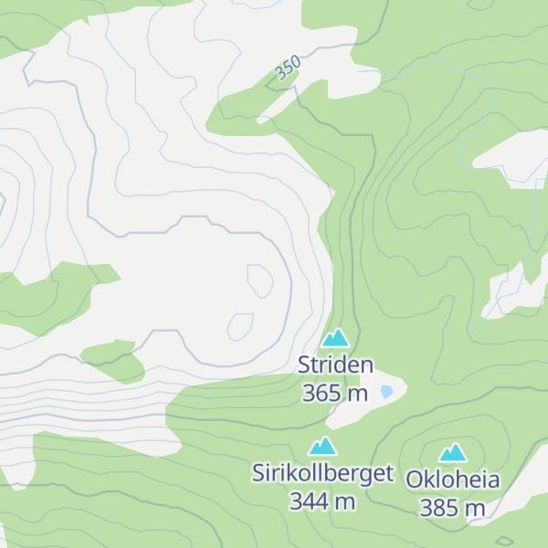 Map of Slettlikollen