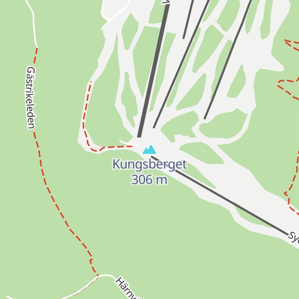 Map of Kungsberget