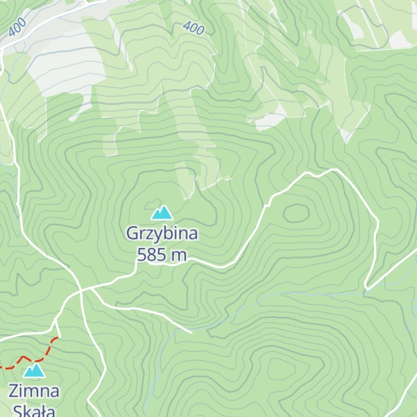 Map of Góra Zamarła
