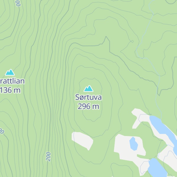 Map of Sørtuva