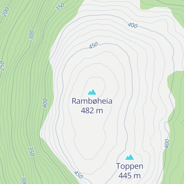 Map of Rambøheia