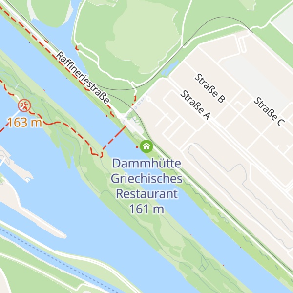 Map of Dammhütte Griechisches Restaurant