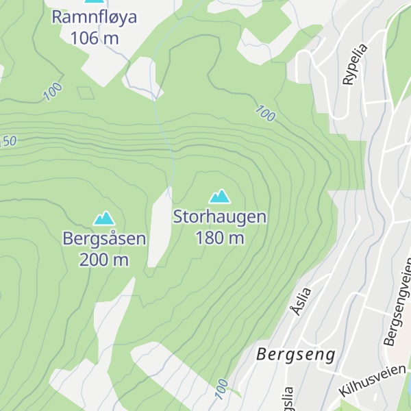 Map of Geitberget