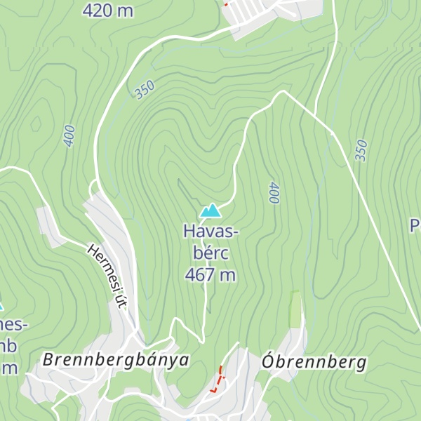 Map of Havas-bérc