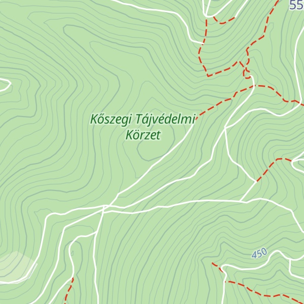 Map of Irány-hegy