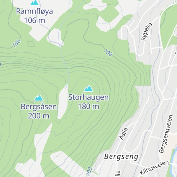 Map of Storhaugen