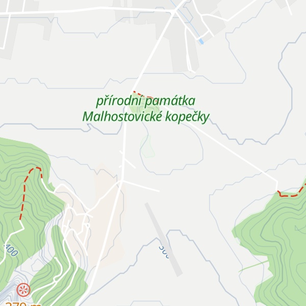 Map of Drásovský kopeček