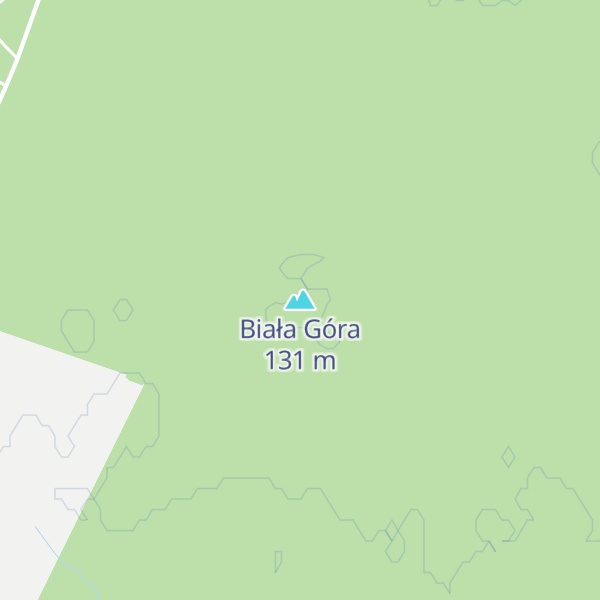 Map of Biała Góra