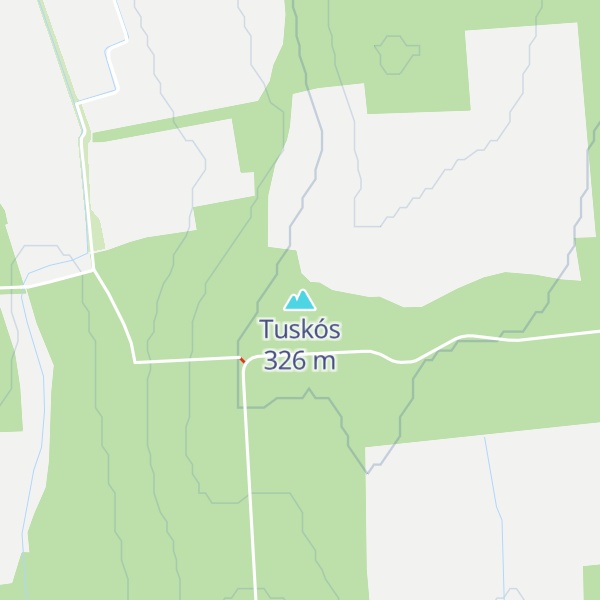 Map of Tuskós