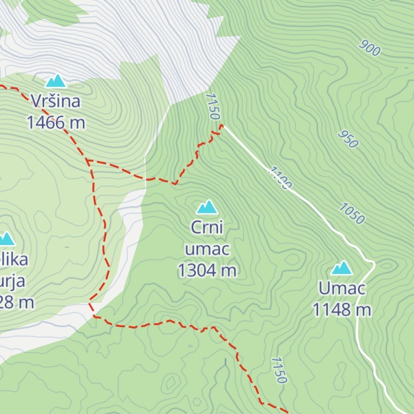 Map of Crni umac