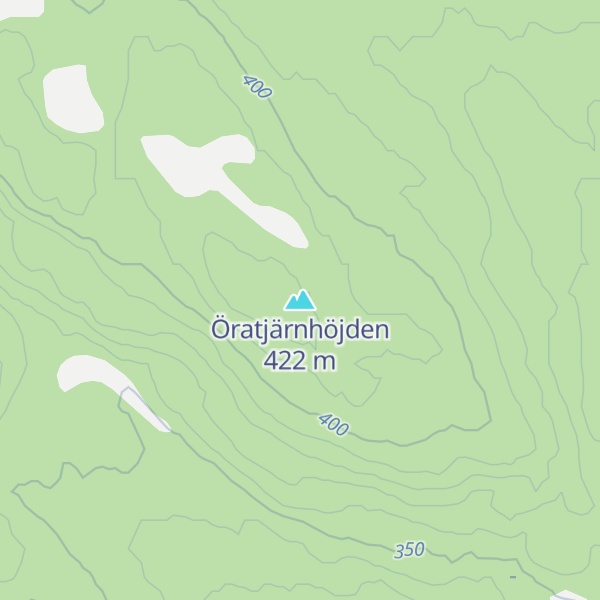 Map of Öratjärnhöjden
