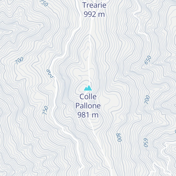 Map of Colle Pallone