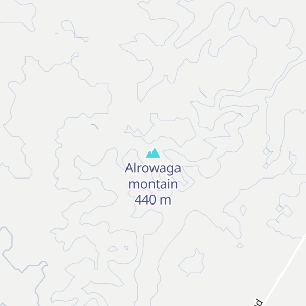 Map of Alrowaga montain