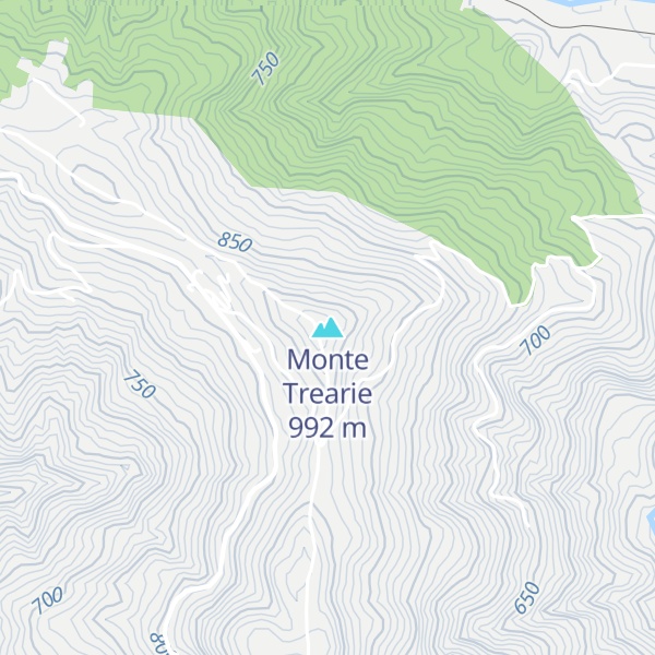 Map of Monte Trearie