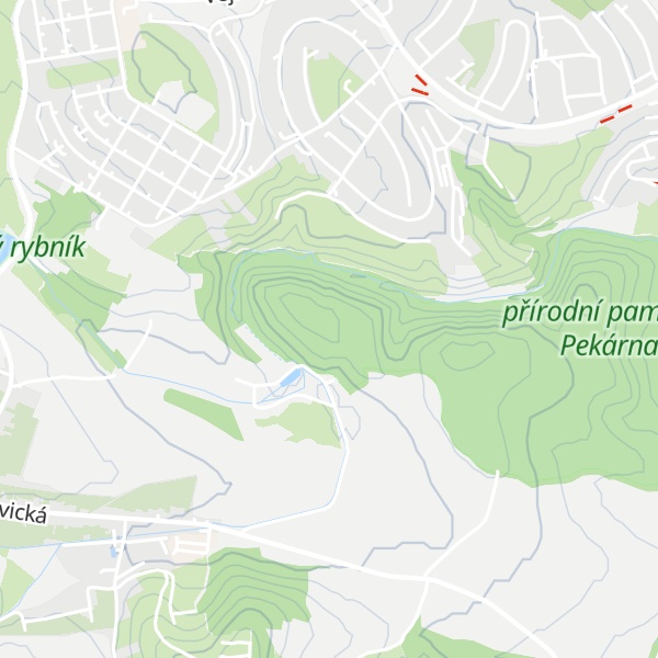 Map of Pekárna