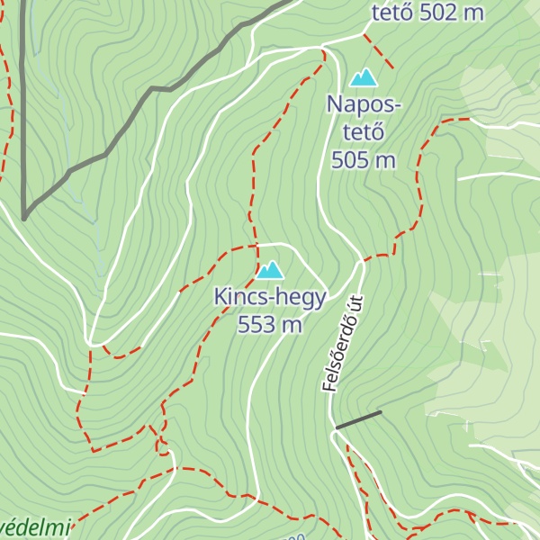 Map of Kincs-hegy